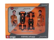 Bburago Mclaren Set F1  2x Mcl38 Team Mclaren N 4 Winner Miami Gp 2024 First F1 Victory Lando Norris + N 81 Oscar Piastri 1:43 Oranžová Černá