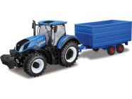Bburago New Holland T7.315 1:32 s vlečkou