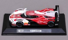 Bburago Porsche 963 9rd 4.6l Turbo V8 Team Porsche Penske Motorsport N 6 4th 24h Le Mans (pole Position) 2024 Kevin Estre - Andre Lotterer - Laurens Vanthoor 1:43 Červená Bílá Černá