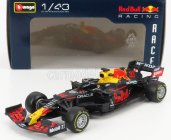 Bburago Red bull F1  Rb16b Honda Ra620h Team Red Bull Racing N 33 Season 2021 Max Verstappen 1:43 Matná Modrá Žlutá Červená