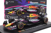 Bburago Red bull F1  Rb19 Team Oracle Red Bull Racing N 1 F1  Rb19 Team Oracle Red Bull Racing N 1 World Champion Winner Miami Gp 2023 Max Verstappen - With Helmet And Plastic Showcase 1:43 Matt Blue