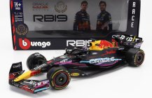 Bburago Red bull F1  Rb19 Team Oracle Red Bull Racing N 1 World Champion Winner Miami Gp 2023 Max Verstappen 1:18 Matt Blue