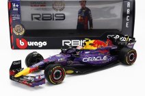 Bburago Red bull F1  Rb19 Team Oracle Red Bull Racing N 11 3rd Las Vegas Usa Gp 2023 Sergio Perez 1:18 Fialová Žlutá Červená