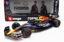 Bburago Red bull F1  Rb19 Team Oracle Red Bull Racing N 11 4th Austin Usa Gp 2023 Sergio Perez 1:18 Matt Blue