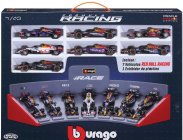 Bburago Red bull Set F1  7x Rb9 N 1 World Champion 2013 Sebastian Vettel - Rb11 N 3 2015 - Rb12 N 3 2016 Daniel Ricciardo - Rb16b N 33 Turkish Gp 2021 Max Verstappen - 2x Rb19 N 11 2023 Sergio Perez - Rb20 N 1 World Champion 2024 Max Verstappen 1:43 Matná Modrá Žlutá Červená