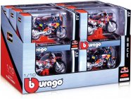 Bburago sada modelů motocyklů Red Bull KTM 1:18 12ks