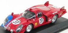 Best-model Alfa romeo 33.2 Coupe N 37 Le Mans 1968 Pilette - Slotemaket 1:43 Červená Modrá