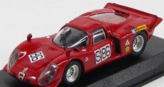 Best-model Alfa romeo 33.2 Coupe N 86 Nurburgring 1969 Vaccarella - De Adamich 1:43 Red