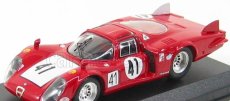 Best-model Alfa romeo 33.2 Lm N 41 24h Le Mans 1968 Baghetti - Vaccarella 1:43 Červená Bílá