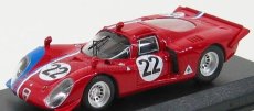 Best-model Alfa romeo 33.2 N 22 Parigi 1968 Pilette - Slotemaker 1:43 Red