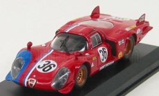 Best-model Alfa romeo 33.2 N 36 Le Mans 1969 Pilette - Slotemaker 1:43 Red