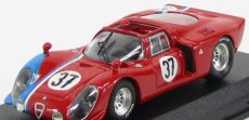 Best-model Alfa romeo 33.2 N 37 Test 24h Le Mans 1968 Gosselin - Trosch 1:43 Červená Modrá