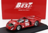 Best-model Alfa romeo 33.2 Team Autodelta Spa N 180 Targa Florio 1968 Ignazio Ginti - Nanni Galli 1:43 Red