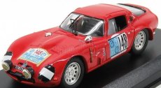 Best-model Alfa romeo Tz2 N 148 Rally Pergusa Jolly Hotel 1965 De Adamich - Lini 1:43 Red