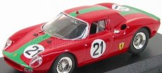 Best-model Ferrari 250 Lm Monza 1966 N 21 De Siebenthal 1:43 Red