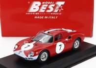 Best-model Ferrari 250lm 3.3l V12 N 7 Winner 12h Reims 1964 Graham Hill - Joachim Bonnier 1:43 Červená Modrá