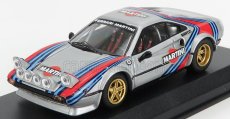 Best-model Ferrari 308gtb Gr.4 Rally Martini Racing Automobile 1:43, stříbrná