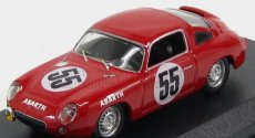 Best-model Fiat Abarth 700s Coupe Team Abarth & Cie N 55 1:43, červená