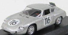 Best-model Porsche 1600gs Abarth N 116 Targa Florio 1960 Linge - Strahle - Lissmann 1:43 Silver