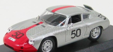 Best-model Porsche 1600gs Abarth N 50 Targa Florio 1962 Strale - Hahnl 1:43 Silver Red