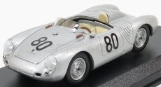 Best-model Porsche 550 Rs N 80 Targa Florio 1958 Scarlatti - Barth 1:43 Silver
