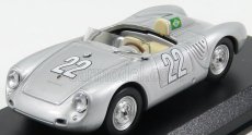 Best-model Porsche 550rs N 22 Winner 10h Messina 1958 Heinz - Strahle 1:43 Silver