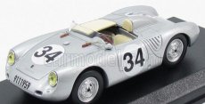 Best-model Porsche 550rs Spider N 33 24h Le Mans 1957 Storez - Crawford 1:43 Silver