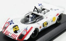 Best-model Porsche 908/02 N 12 2nd 1000km Buenos Aires 1970 Roig - Rindt 1:43 Bílá