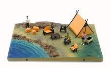 Bm-creations Accessories Diorama City Camp Site Whit Accessories And Figures 1:64 Různé