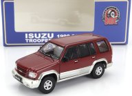 Bm-creations Isuzu Trooper Big Horn 1998 1:64 Červená Stříbrná