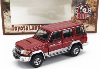 Bm-creations Toyota Land Cruiser Lc76 2014 1:64 Červená Stříbrná