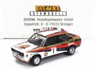 Brekina plast Fiat 131 Abarth N 1 Winner Rally Hunsrueck 1980 Walter Rohrl - Christian Geistdorfer 1:87 Bílá Červená Černá Zlatá