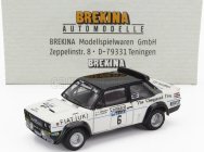 Brekina plast Fiat 131 Abarth N 6 Rally Rac Lombard 1977 Timo Makinen - Henry Liddon 1:87 Bílá Černá