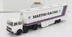 Brekina plast Fiat 691 T Truck Team Lancia Martini Racing Car Transporter 1970 1:87 Bílá
