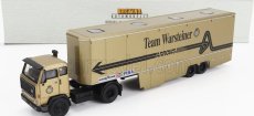 Brekina plast Volvo F89 Truck Car Transporter Team F1 Warsteiner Arrows 1977 1:87 Gold