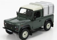 Britains Land rover Land Defender 90 Pick-up Closed 1984 1:32 Zelené Stříbro