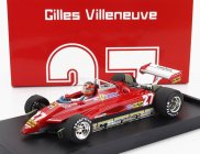 Brumm Ferrari F1  126c2 N 27 Brazilian Gp 1982 Gilles Villeneuve - With Driver Figure 1:43 Red
