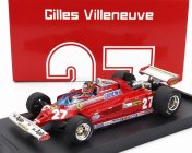 Brumm Ferrari F1  126ck Turbo N 27 Italy Gp 1981 Gilles Villeneuve - With Driver Figure 1:43 Red