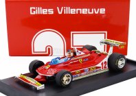 Brumm Ferrari F1  312t4 N 12 2nd Gp French Gp 1979 Gilles Villeneuve - With Driver Figure 1:43 Red