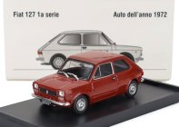 Brumm Fiat 127 1-series 1971 - Black Interior 1:43 Rosso Sierra - Červená