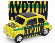 Brumm Fiat 500 Brums Ayrton - 30th Anniversary 1994-2024 1:43 Žlutá Zelená