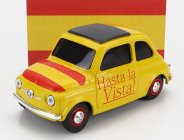 Brumm Fiat 500 Hasta La Vista - Viva La Vida 1:43 Žlutá Červená