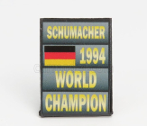 Cartrix Accessories F1 World Champion Plate Pit Board - 1994 Michael Schumacher 1:43