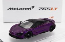 Cm-models Mclaren 765lt With Racing Set Wheels 2020 1:64 Fialová Černá