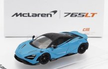 Cm-models Mclaren 765lt With Racing Set Wheels 2020 1:64 Světle Modrá