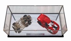 Cmc Ferrari 250lm Car Body + Rolling Chassis 1963 - Con Vetrina - With Showcase 1:18 Red