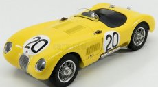 Cmc Jaguar C-type Spider 3.4l Team Ecurie Francorchamps N 20 9th 24h Le Mans 1953 Roger Laurent - Charles De Tornaco 1:18 Žlutá