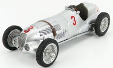 Cmc Mercedes benz F1  W125 N 3 Gp Donington 1937 M.von Brauchitsch 1:18 Silver