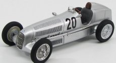 Cmc Mercedes benz F1  W25 Spider N 20 Winner Adac Eifelrennen 1934 M.von Brauchitsch 1:18 Silver