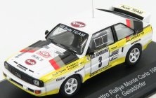 Cmr Audi Sport Quattro Audi Team Hb N 3 2nd Rally Montecarlo 1985 W.rohrl - C.geistdorfer 1:43 Bílá Žlutá